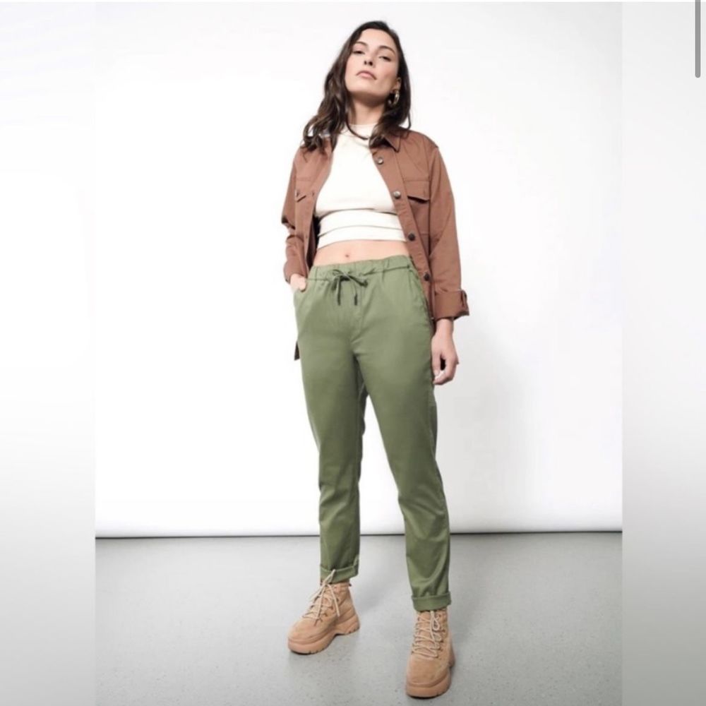 Wildfang the essential pull on chambray drawstring pants